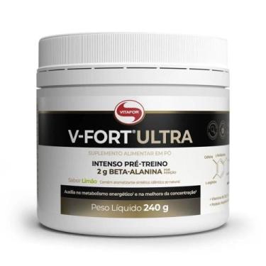 Imagem de Pré Treino Vitafor V-Fort Ultra Sabor Limão 240g