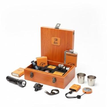 Imagem de Conjunto Cantil Abridor Copo Cigarreira Lanterna Maleta
