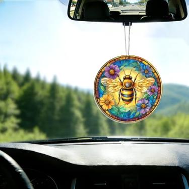 Imagem de Acrílico colorido, apanhador de sol, decoração de janela suspensa de coruja, arte de parede de arco-íris, para sala de estar, quarto, varanda, interior e exterior, jardim, enfeites de Natal 19 x 19 cm