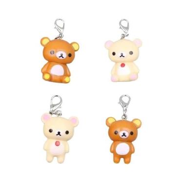 Imagem de Chaveiro De Urso Kawaii Rilakkuma, Charms Para Telefone Y2K, Cadeia De