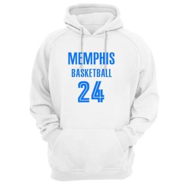 Imagem de Blusa Moletom Capuz Basquete Memphis Basketball número 24 - Loja Click