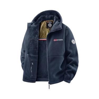 Imagem de Jaqueta Com Capuz Masculina Para Outono E Inverno, Moda Versátil Para 