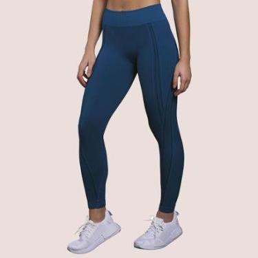 Imagem de Calça Legging Leg Feminina Cintura Alta Leg Grossa Fitness Para Academia Treino-Feminino
