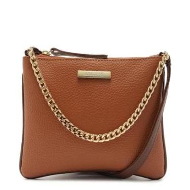 Imagem de Bolsa Anacapri Tiracolo Média Corrente Marrom-Feminino