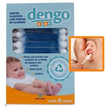 Imagem de Cotonete bebe recem nascido dengo - 1 caixa