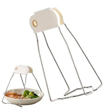 Imagem de Agarrador De Pratos | Tenazes Inoxidáveis Para Retirar Travessas - Segura-Tigelas Quentes - para Microondas Air Fryer Torradeira e Panela