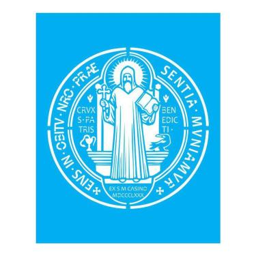 Imagem de Stencil Tamako Medalha De São Bento - 20X25Cm - Ref B177