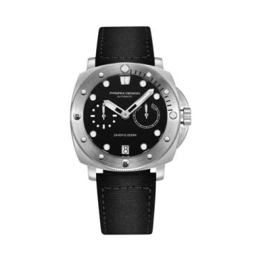 Imagem de Relógio De Mergulho Automático Masculino Em Aço Inoxidável Com Vidro D