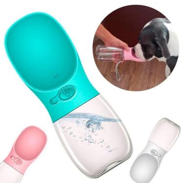 Imagem de Garrafa Para Passeios Com Pet Compacta Fácil De Usar