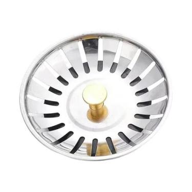 Imagem de Filtro De Ralo De Pia De Cozinha E Tampa De Resíduos 1un/2un - Ferrame