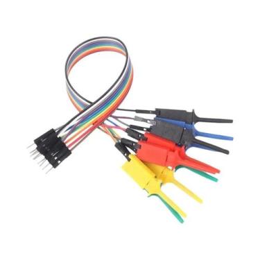 Imagem de Kit De Sonda Com Gancho De Teste Para Analisador Lógico De 20CM, 10 Pe