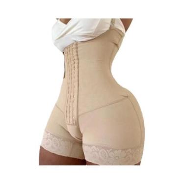 Imagem de Cinta Modeladora Pós-Parto Feminina Com Efeito Push-Up Para Abdômen E 