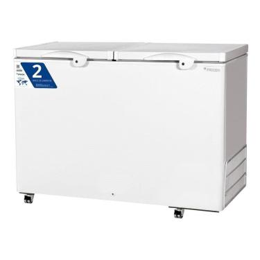 Imagem de Freezer Horizontal Fricon 411L HCED411, Dupla Ação, Branco