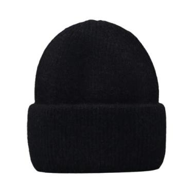 Imagem de Chapéu De Inverno Feminino, Gorro Quente De Pele De Coelho Real, Gorro