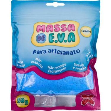 Imagem de Massa De Eva Azul Claro 50g Make+