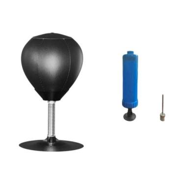 Imagem de Saco De Pancadas De Mesa Reforçado Com Ventosa Para Alívio Do Estresse