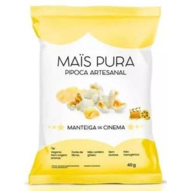 Imagem de Pipoca Artesanal Manteiga Cinema Mais Pura 40g