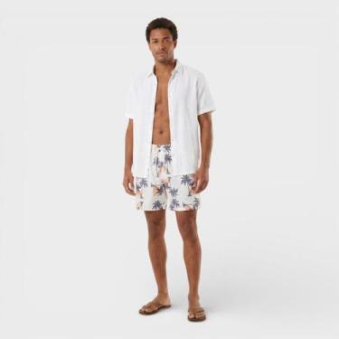 Imagem de Bermuda Masculina Estampada Costa Boy, Laranja, GG