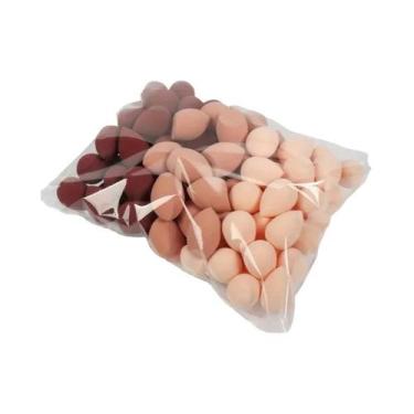 Imagem de Esponja Mini Blender Em Forma De Gota De Água 3/20/60Pcs Portátil Reut