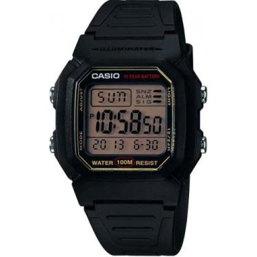 Imagem de Relógio Casio Preto Masculino W-800HG-9AVDF, Preto