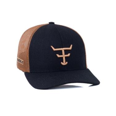 Imagem de BONE TEXAS FARM - DOUBLE - TF912 - PRETO/ CARAMELO Único-Unissex