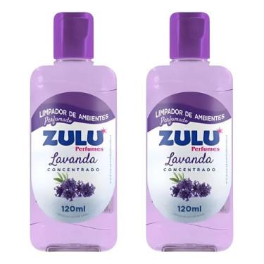 Imagem de 2 un Limpador Perfumado de Ambientes Concentrado Lavanda Zulu 120ml Co