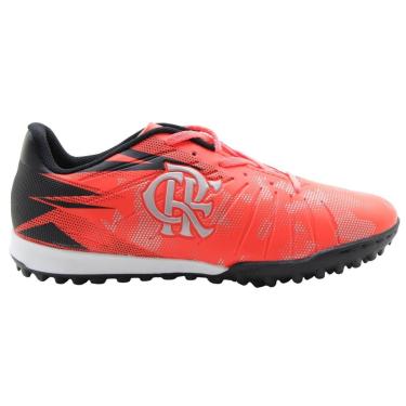 Imagem de Chuteira Futebol Society Vision 3 Flamengo Adulto - OXN-Unissex