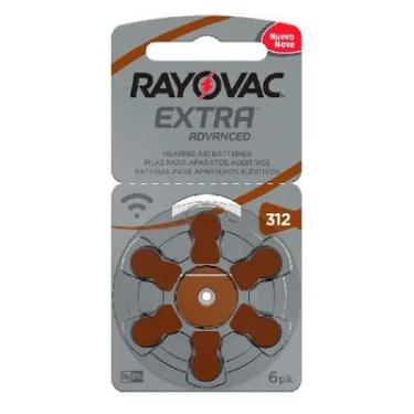 Imagem de Bateria Auditiva Tamanho 312 Com 6 312Aux-6Xebra