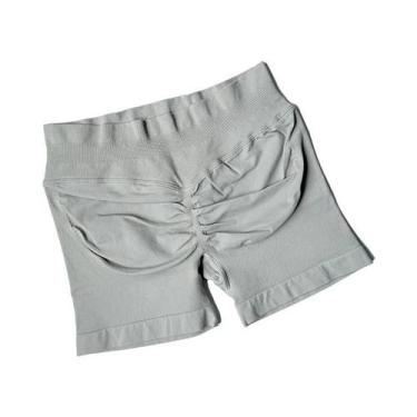 Imagem de Shorts Esportivos Femininos De Cintura Alta Para Verão, Respiráveis, C