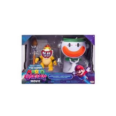 Imagem de Cara de Palhaço Com Boneco Bowser Jr. - Super Mario Filme