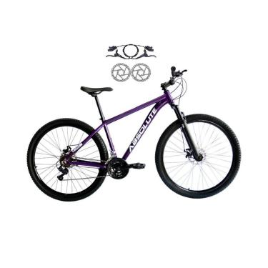 Imagem de Bicicleta Aro 29 Absolute Nero 5 Alumínio 21v Freio Hidráulico Mountain Bike Garfo Suspensão Roxo 15
