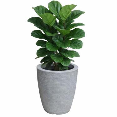 Imagem de Vaso para Plantas Decorativo em Polietileno Coluna Bojo Escovado 1 Cin