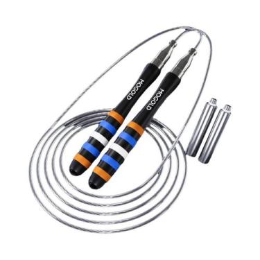 Imagem de Corda De Pular Profissional Ajustável Com Trava Automática E Rolamento