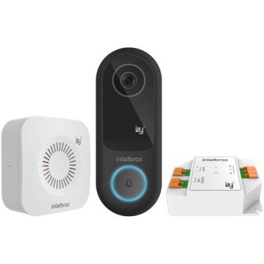 Imagem de Vídeo Porteiro Izy Smart IVW 3000+ Preto - Intelbras, 12V