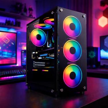 Imagem de PC Gamer Intel Core i5 10400F | RTX 3050 6GB | 16GB DDR4 | NVMe 500GB | Pronto para Uso