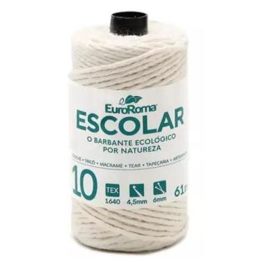 Imagem de Barbante EuroRoma Escolar Fio 10 Cru 61 Metros - 100 Gramas