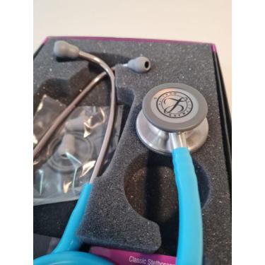 Imagem de Estetoscópio 3m Littmann Classic lll Azul Turquesa 5835