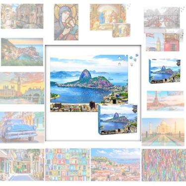 Imagem de Quebra-Cabeça 1000 peças Diversos temas Religioso Paisagem - Pais e fi