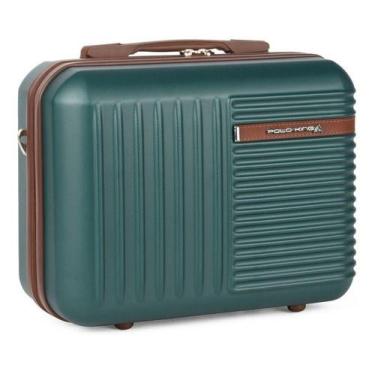 Imagem de Frasqueira De Viagem Maleta Mala De Mão Tam G - Polo King, Verde