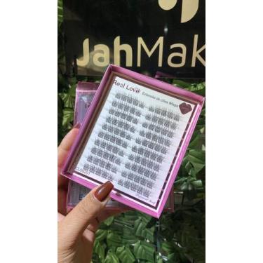 Imagem de Cilios Fio A Fio Tufinhos Sem Nó Curvatura D 10P Modelo Sereia Real Lo