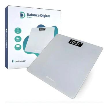 Imagem de Balança Digital Corporal Smart Dellamed até 180kg Display LED Vidro Te