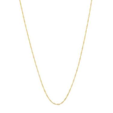 Imagem de Corrente Rommanel Banhado Ouro 18k Fio Torcido 531153 42cm Cor:Dourado