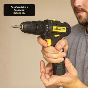Imagem de Parafusadeira e Furadeira a Bateria 12V - STARTOOLS
