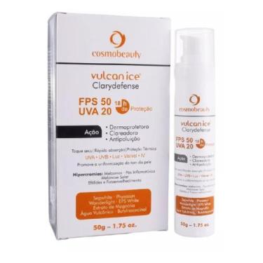 Imagem de Vulcan Ice Clarydefense FPS50 Protetor Solar Cosmobeauty 50g