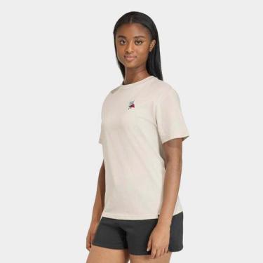 Imagem de Camiseta Adidas Food Feminina, Bege, M
