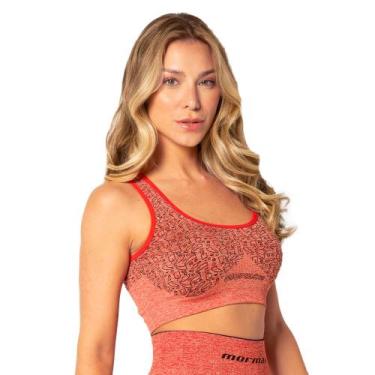 Imagem de Top Fitness Mormaii Para Academia Sem Bojo Sem Costura De Microfibra F