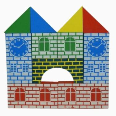 Imagem de Construtor Blocos De Contrução Em Eva Brinquedo Educativo - Britoys