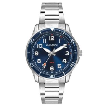 Imagem de Relógio MONDAINE masculino analógico azul 33028G0MVNE2
