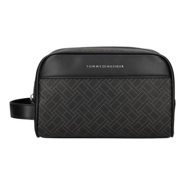 Imagem de Bolsa Necessaire Tommy Hilfiger Flag Monogram Washbag 3.19L-Masculino
