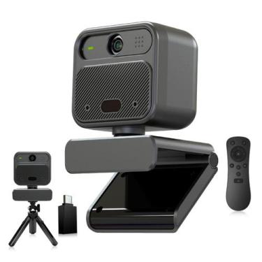 Imagem de Webcam UHD 4K Com Controle Remoto Para Conferencia W12S Vizolink